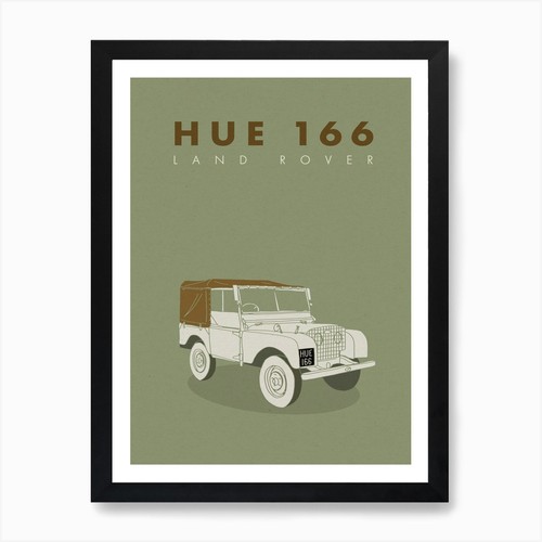 Hue 166 landrover art print - 166,