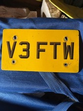Vehicle registration number