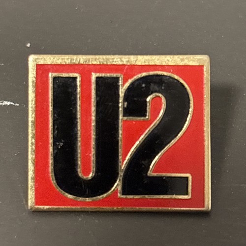 Vintage 1980s tour badge - u2,
