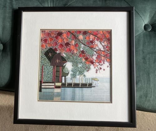Framed vintage chinese silk - framed,