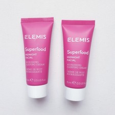 Elemis Superfood Midnight Facial  15ml Duo (30ml In Total) Travel Size Brand New