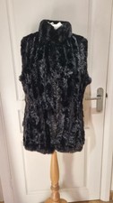 Jayley Black Faux Mink Fur