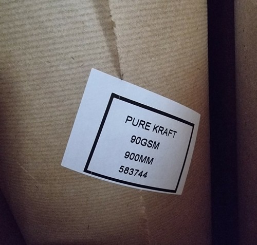 Pure kraft ribbed brown - kraft,