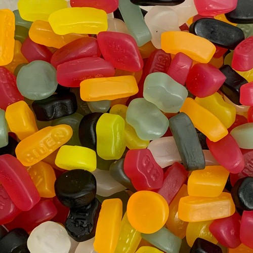 Vegan wine gums retro - wine, sweets