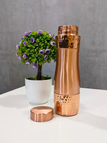 Pure copper water bottle - copper, for