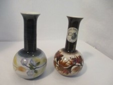 2 X Jersey Pottery Bud Vases