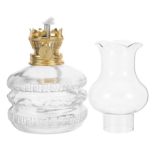 Antique glass kerosene - glass,