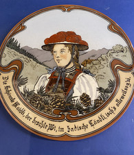 Mettlach Black Forest Girl