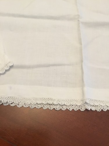 Antique pair irish - irish, linen