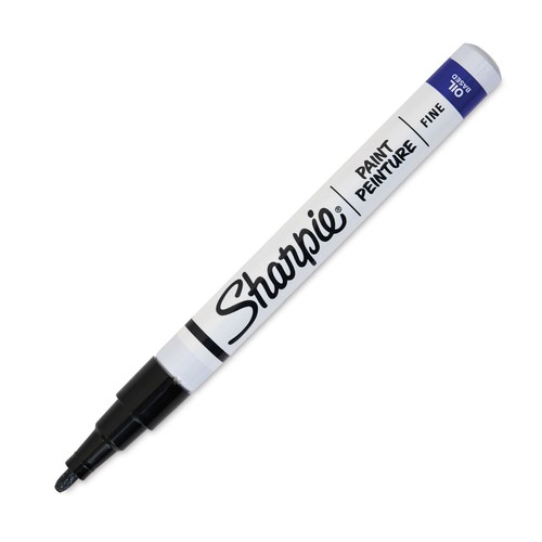 Black sharpie paint marker - black,
