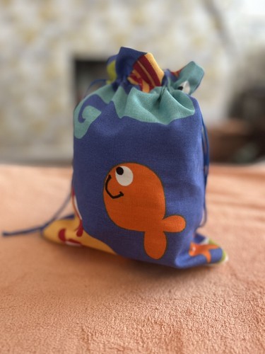 Handmade fabric bag gift - bag,