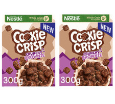 Nestle Cookie Crisp Crunchy Brownie Breakfast Cereal 300g  PACK OF 2
