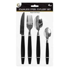4pc Stainless Steel Cutlery