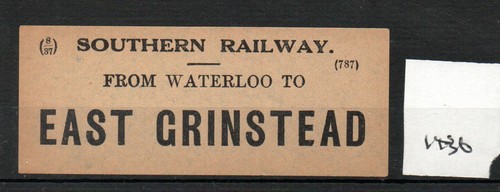 Southern railway luggage - sr,