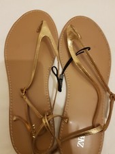 ZARA LADIES FLAT SANDALS UK