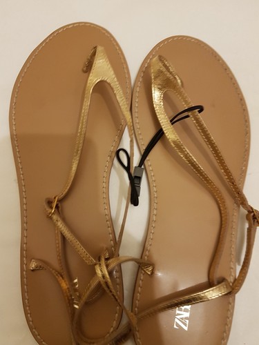 Zara ladies flat sandals - zara,