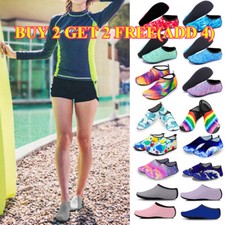 Quick Dry Aqua Socks Water Shoes Beach Surfing Swimming Shoes for Adult/Kids UK