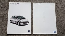 PEUGEOT 206 INC QUICKSILVER GTI SALES BROCHURE 2002 2003