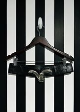 ❤️ Carlo Leather Antique Vintage Black Snake Metal Waist Belt Gothic Australia