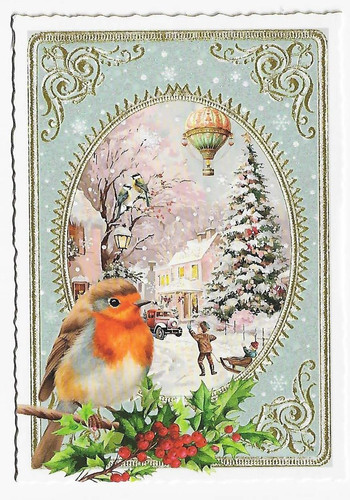 Postcard glitter tausendschoen - postcard,