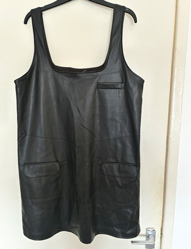 Zara black faux leather - zara,