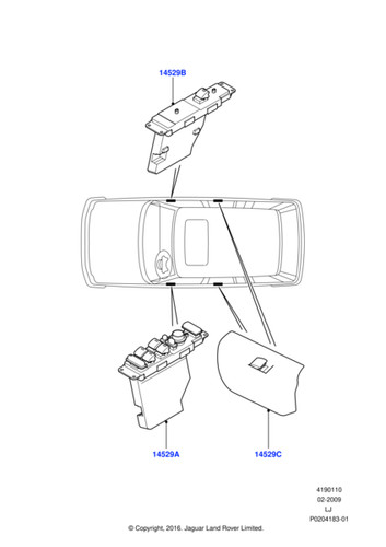 Land rover switch range - rover,