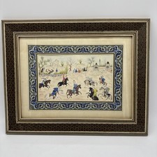 Persian MCM Painted Art - Polo