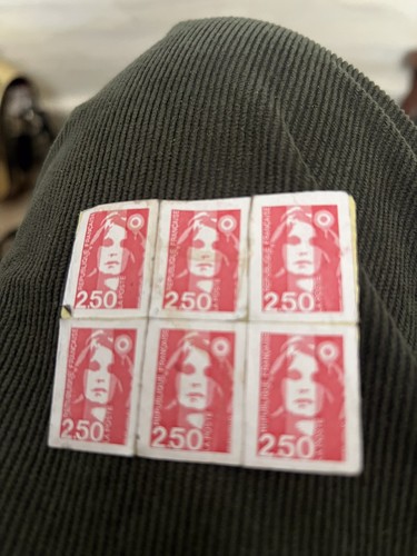Vintage french postage - x,