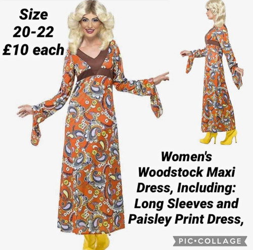 Womens woodstock maxi dress - womens,
