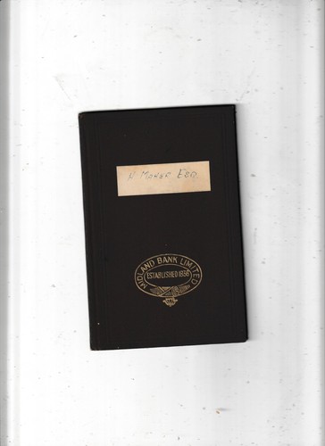 Midland bank passbook - ,
