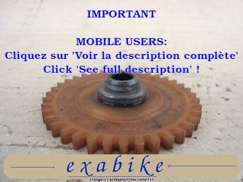 Engine pinion for - , tdm