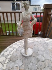 The Leonardo Figurine Ornament , Roaring 20’s Lady 14 inches tall