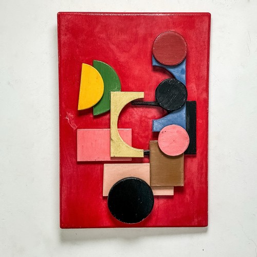 Abstract post modern - post, wooden