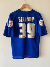 Cardiff City 2010-11 Match Worn Home Football Shirt - Craig Bellamy 39