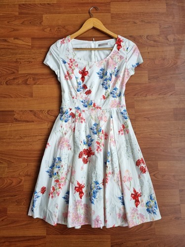 Floral summer cotton midi