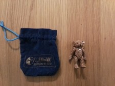 Steiff miniature pewter - pewter, bear