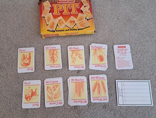 Vintage waddingtons pit - waddingtons, card