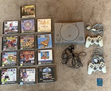 Sony Playstation 1 SCPH- 9002 Bundle Working with 2 Controllers 