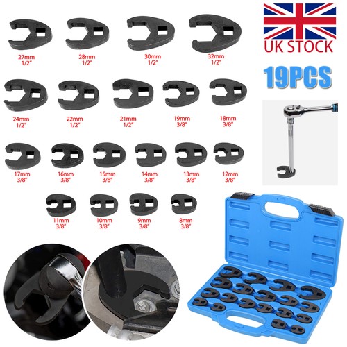 19pcs crow foot wrench - 19pcs,