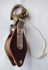 Lewmar 45mm sheave Tufnol snatch block 
