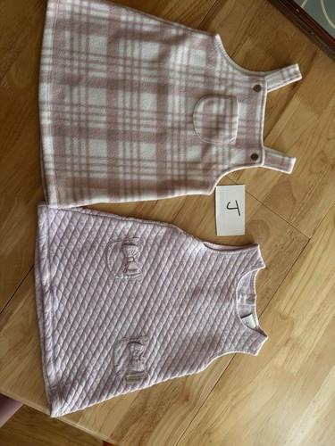 Pink pinafore dress bundle - dress, age