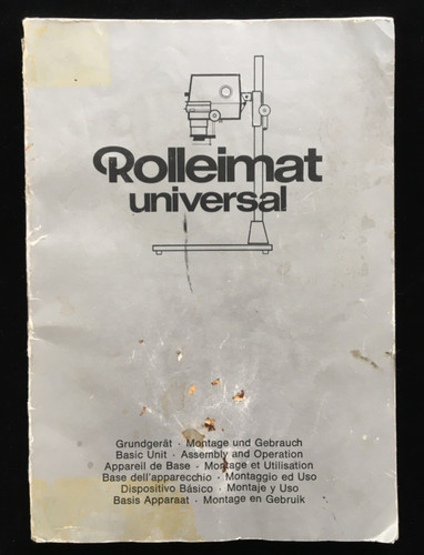 Rolleimat universal enlarger - rolleimat,