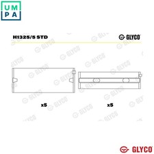 CRANKSHAFT BEARING H1325/5 STD