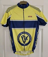 VETERANS TIME TRIAL ASSOCIATION CYCLING JERSEY SIZE 4 LARGE EXCELLENT CONDITION 