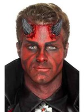 Prosthetic Devil Monster Horns Adult Latex Fancy Dress Halloween Accessory