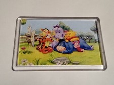Walt Disney Winnie The Phoo Tigger Piglet Eeyore Acrylic Fridge Magnet 