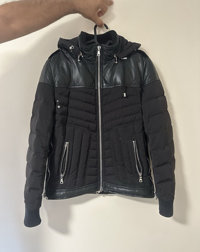Balmain black quilted fur - balmain,