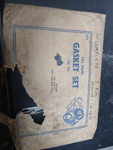 Bsa c10l gasket set incomplete - c10l,