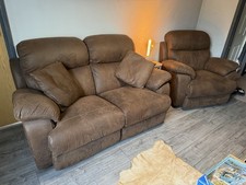 Brown Soft Leather Reclining