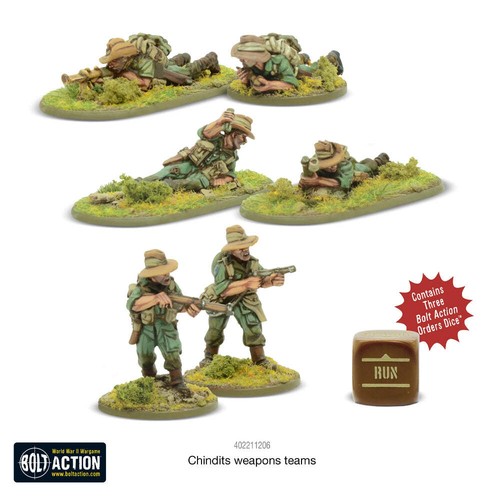 Bolt action chindits weapons - chindits,